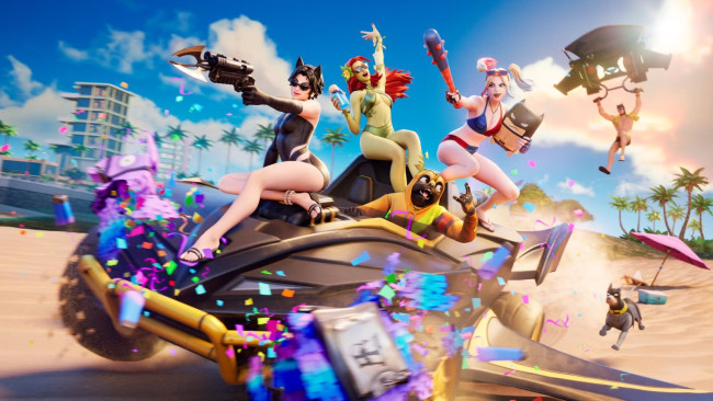 Fortnite yazı az giyimli DC favorileriyle kutluyor