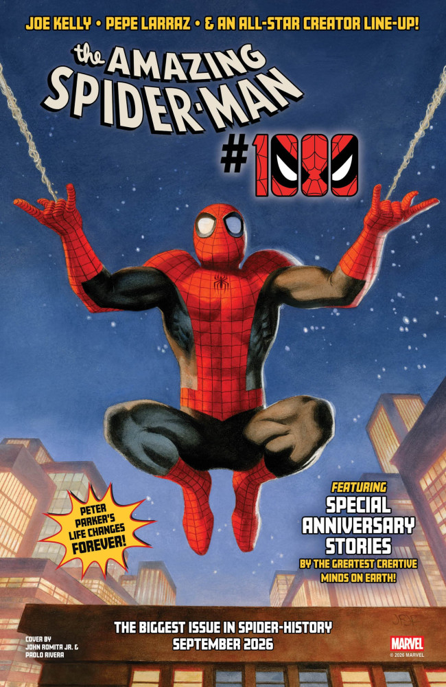 The Amazing Spider-Man 'nin 1.000. baskısı Eylül ayında yayımlanacak ve "Spider -tarihinin en büyük sayısı" olarak kabul edilecek