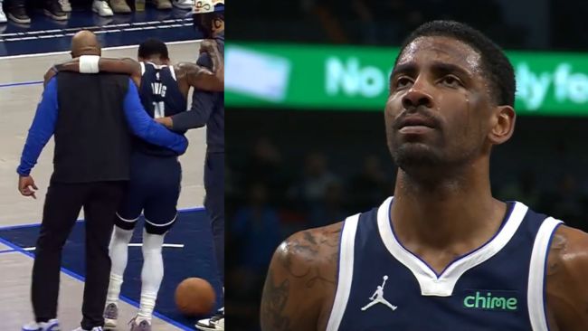 NBA'de güçlü an: Kyrie Irving, sezon sonu sakatlığına rağmen serbest atış kullanmayı seçti