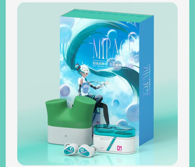 Hatsune Miku resmi kablosuz kulaklık alıyor