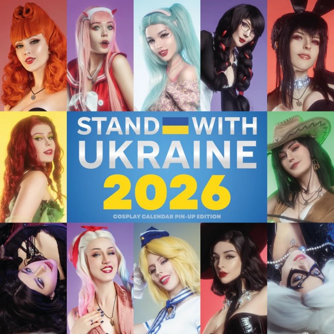 2026'ya Ukrayna'yı güzel bir cosplay takvimine ile destekleyerek başlayabilirsiniz