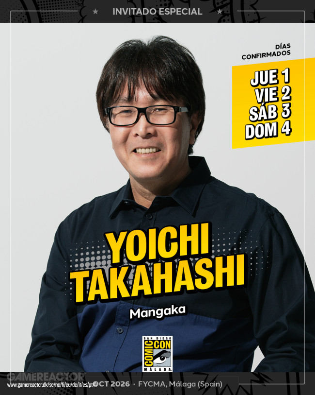 San Diego Comic-Con Málaga, Captain Tsubasa'nın yaratıcısı Yoichi Takahashi tarafından teyit edildi