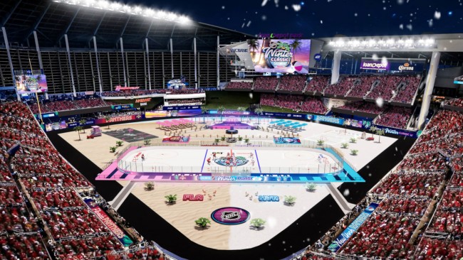 Miami'nin beyzbol stadyumu, NHL Kış Klasiği için buz hokeyi stadyumuna dönüşüyor