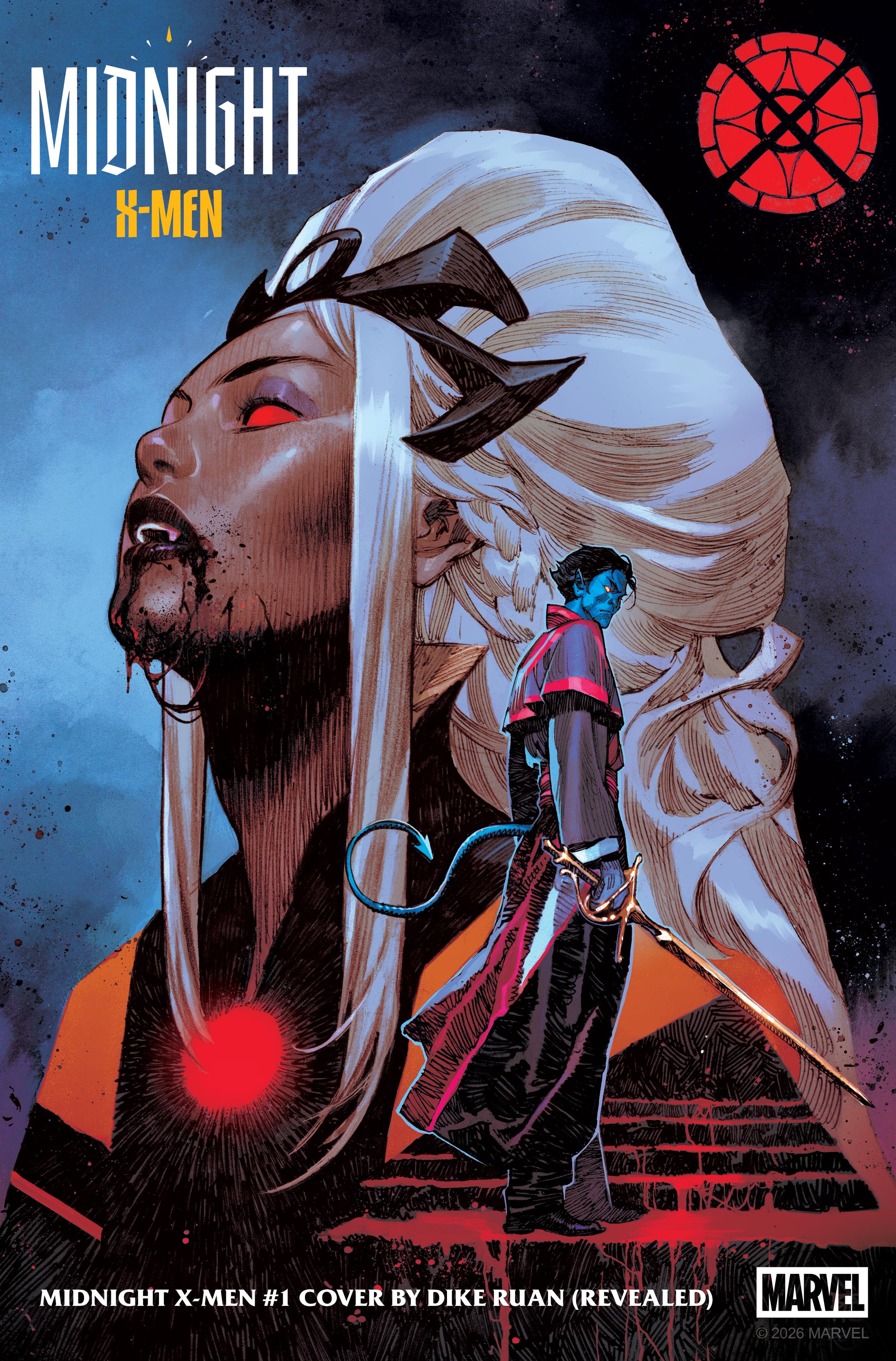 X-Men, Fantastic Four ve Spider-Man ile Midnight etiketiyle 