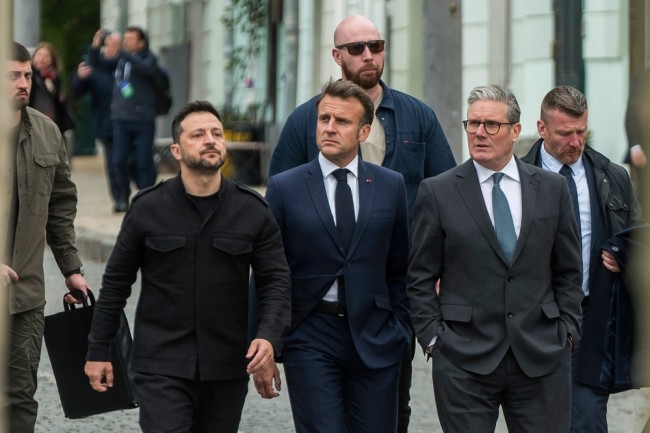 Avrupa liderleri Berlin'de Zelensky ile görüşüyor