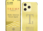 Trump Mobile T1 Telefon, biraz altın boyalı bir HTC U24 Pro