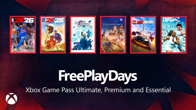 Bu hafta sonu herhangi bir Xbox Game Pass aboneliğiyle altı 2K Games oyunu oynanabilir