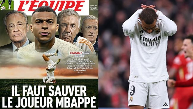 "Oyuncu Mbappé'yi kurtarmak": L'Equipe, kapağında Real Madrid oyuncusunun krizi olan oyuncaklar