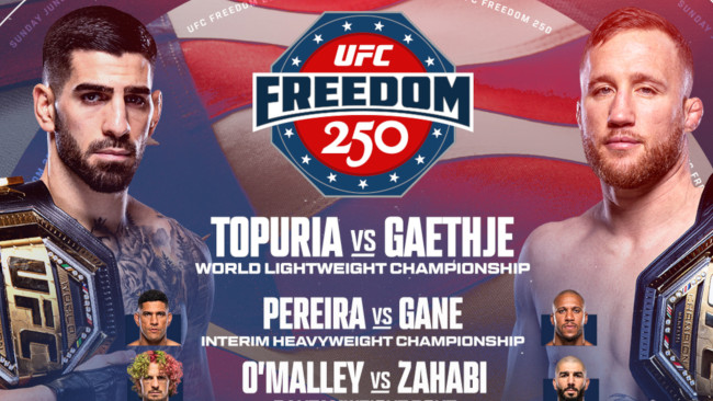 Ilia Topuria vs. Justin Gaethje, Trump'ın doğum gününde UFC Beyaz Saray etkinliğinin başrolünde olacağı doğrulandı