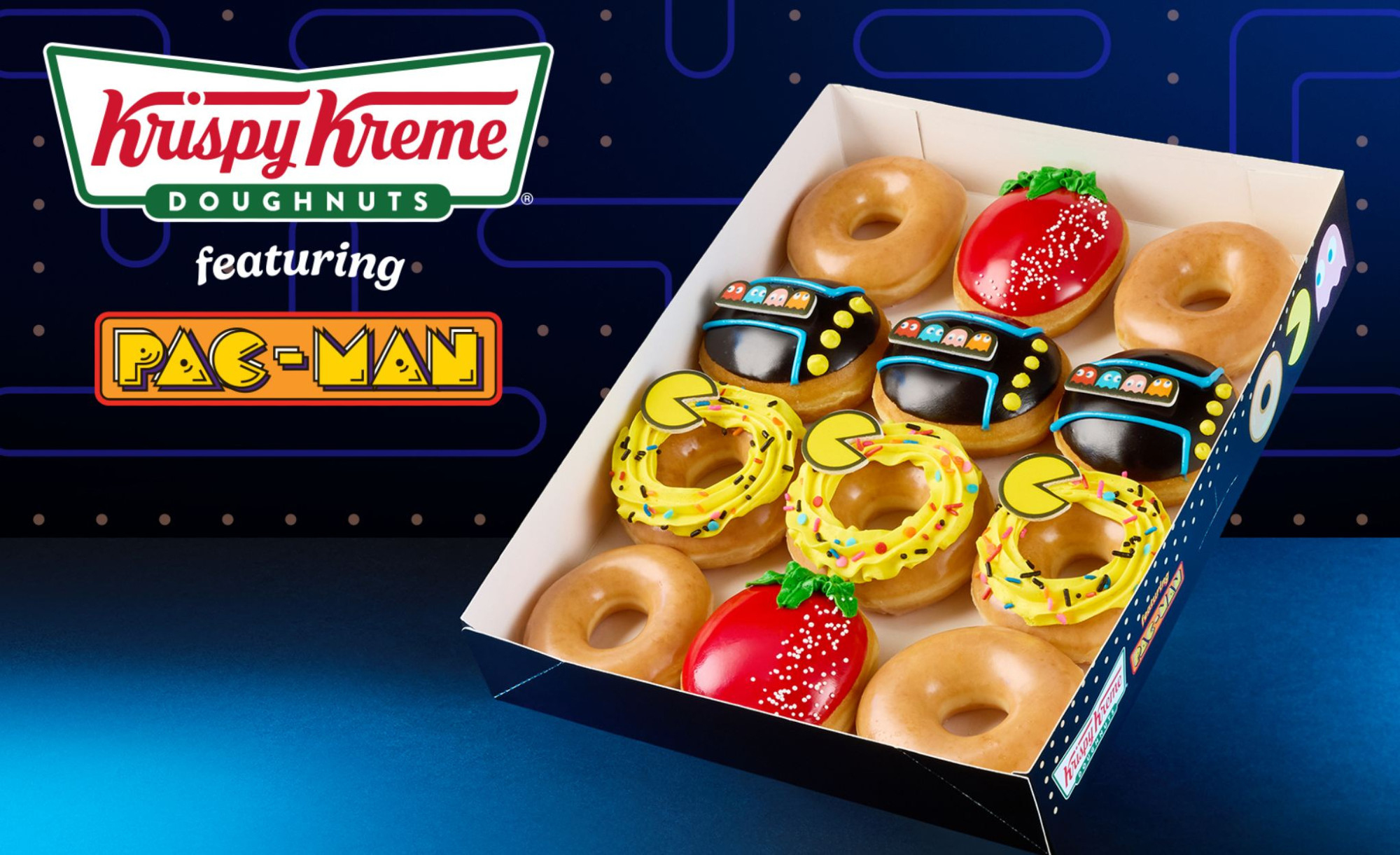 Krispy Kreme ve Bandai Namco, Pac-Man donutlarını duyurdu