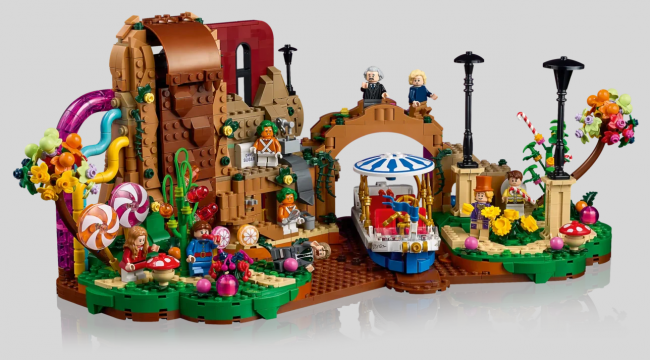 Lego, Willy Wonka'nın çikolata fabrikasını tanıttı