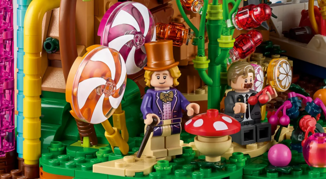 Lego, Willy Wonka'nın çikolata fabrikasını tanıttı