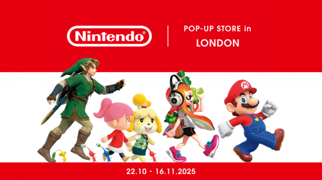 Nintendo pop-up mağazası ilk kez Londra'ya gidiyor