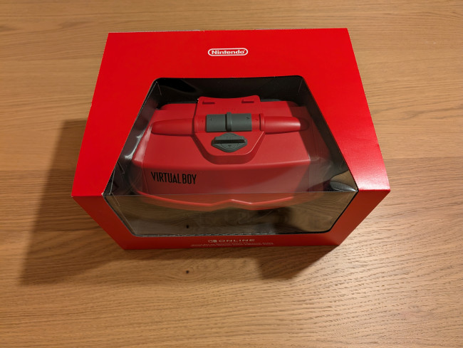 Kutudan açılma ve karşılaştırma: Switch için Virtual Boy böyle görünüyor