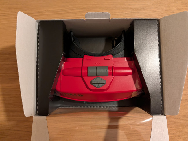 Kutudan açılma ve karşılaştırma: Switch için Virtual Boy böyle görünüyor