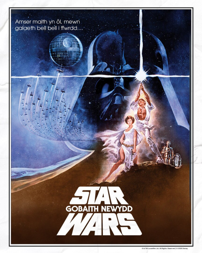 Star Wars: Bölüm IV - Yeni Hope Galce'ye dublaj ediliyor