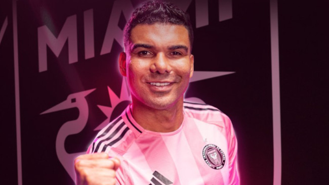 Inter Miami, Casemiro'yu futbol efsaneleri listesine ekledi ve Messi ile birlikte oynayacak