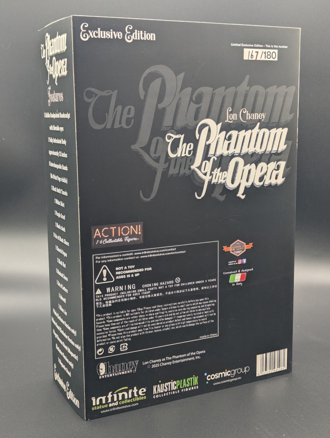 Phantom of the Opera 1/6 Aksiyon Figürü izlemeye değer bir şey