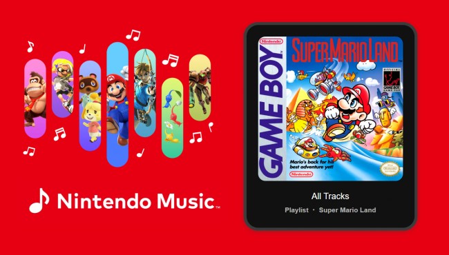 Super Mario Land müzikleri artık Nintendo Music üzerinden dinlenebilir