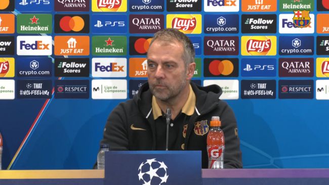 Inter-Barça maçındaki davranışı nedeniyle para cezasına çarptırılan Hansi Flick, bir maç men cezası aldı