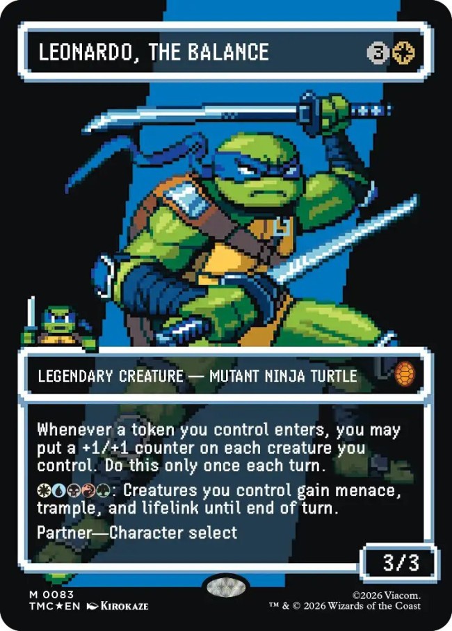 Magic: The Gathering'in Teenage Mutant Ninja Turtles koleksiyonunda oyunlardan esinlenen kartlar yer alıyor