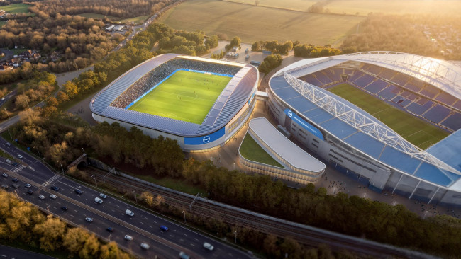 Brighton'ın yeni stadyumu, Avrupa'da özellikle kadın takımı için tasarlanan ilk stadyum, dünyada üçüncü olacak