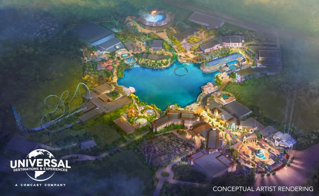 Universal'ın Britanya tema parkı son isim ve logosunu açıkladı, inşaat 2031 açılışı için yakında başlayacak