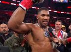 Jake Paul'un kariyerinde ilk kez Anthony Joshua tarafından yere serildiği an