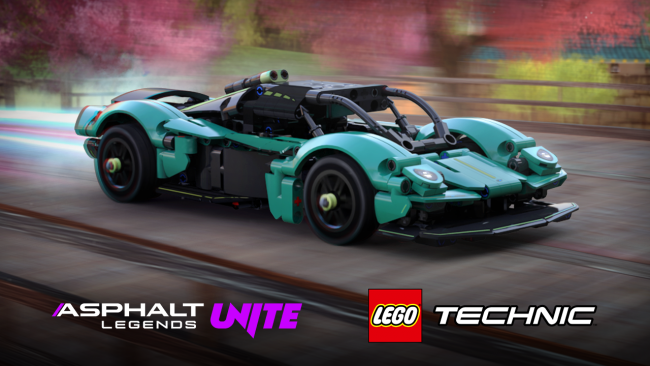 SUPER SHOW10プレミアムアプグレセット Lego, üç süper araba seti için Asphalt Legends Unite ile işbirliği