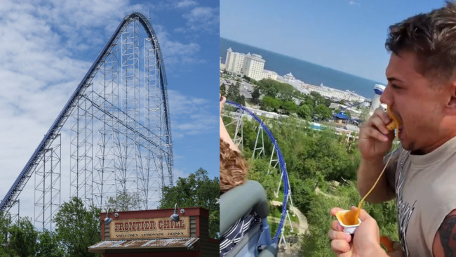 Cedar Point'te hız treninde tavuk nugget yiyen adam, Six Flags'tan ömür boyu yasak bırakıldı