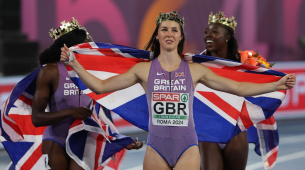 Büyük Britanya'dan Amy Hunt, Avrupa Şampiyonası 100m'de ilk senior bireysel altın madalyası kazandı