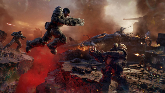 Gears of War: E-Day, Xbox'a özel bir oyun olduğu duyurulduğu duyurulduğu günü PS5 için listelenmiştir