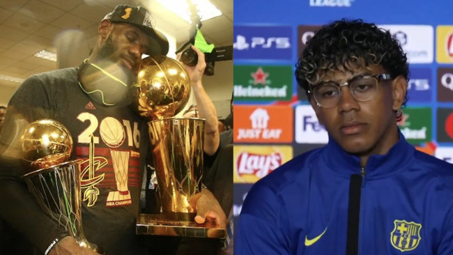 Lamine Yamal, LeBron James'in ruhunu çağırıyor ve ardından Atlético de Madrid'e karşı 'remontada' denemesi yapıyor