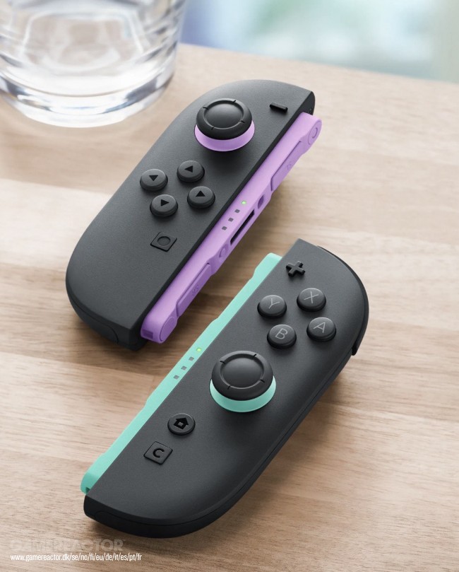Nintendo, Switch 2 için açık mor (sol) ve açık yeşil (sağ) Joy-Con 2 kontrolcülerini tanıttı
