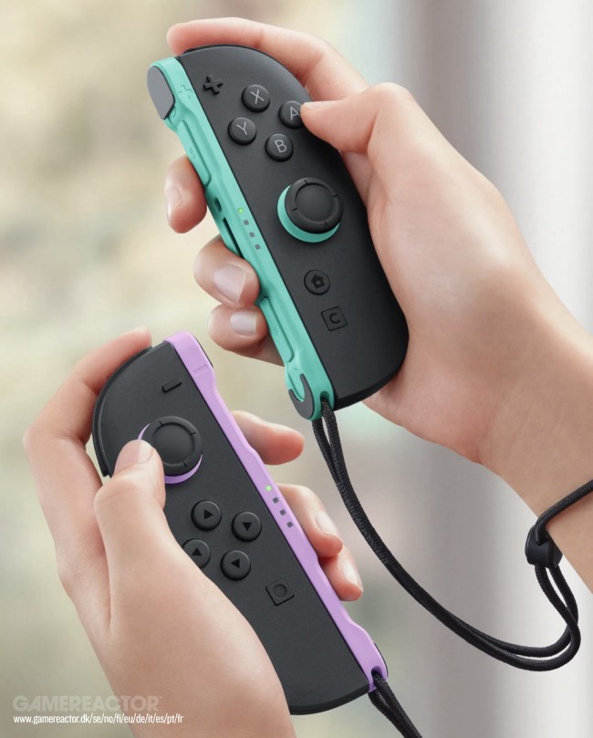 Nintendo, Switch 2 için açık mor (sol) ve açık yeşil (sağ) Joy-Con 2 kontrolcülerini tanıttı
