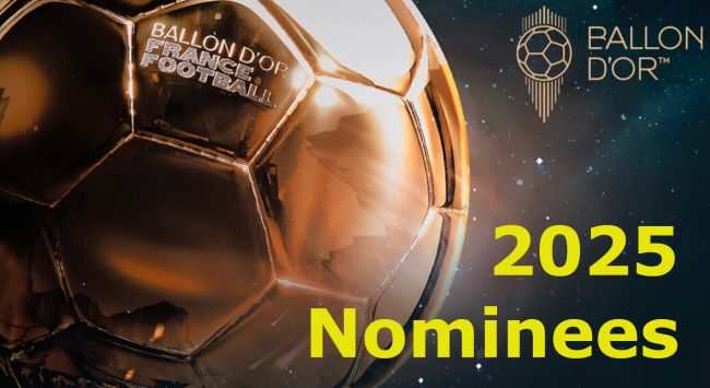 Ballon d'Or 2025: tüm adaylar açıklandı