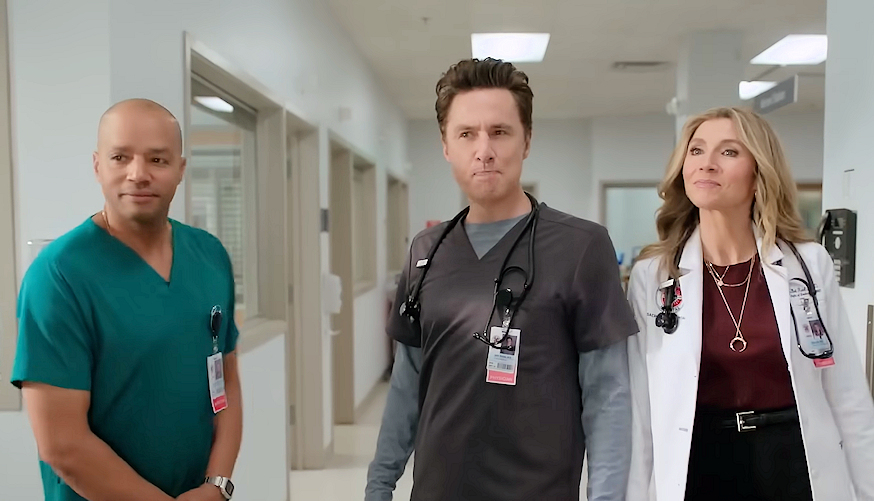 Scrubs canlandırma yeni ve etkili bir fragmanda gösterildi