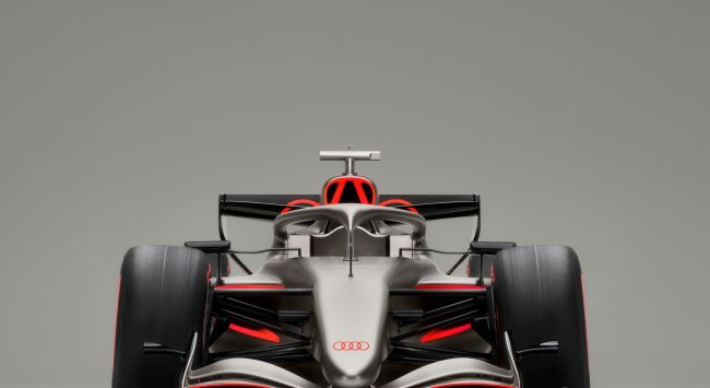 Audi'nin yeni Formula 1 aracına bir göz atın