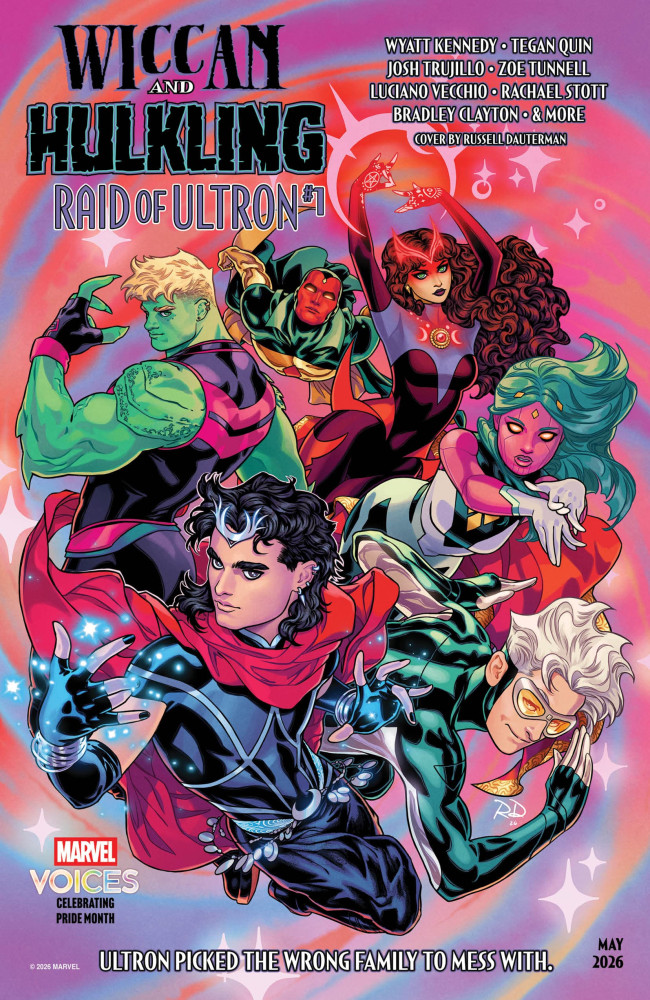 Yaklaşan Gurur Ayı'nı kutlamak için Marvel, Wiccan ve Hulkling'i içeren yeni çizgi romanı tanıtıyor