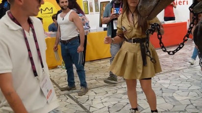 Comicon Napoli 25 - İnsanlar ve Cosplay Makarası