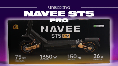 Navee ST5 Pro Urban Electric Scooter - Kutudan a&ccedil;ılma