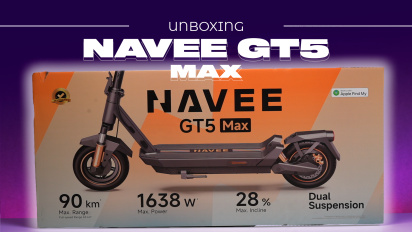 Navee GT5 Max Urban Electric Scooter - Kutudan a&ccedil;ılma