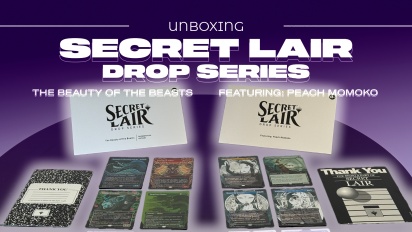Unboxing Magic: The Gathering - Secret Lair, Canavarın G&uuml;zelliği'ni ve &Ouml;zellikli: Peach Momoko'yu &ccedil;ıkarıyor